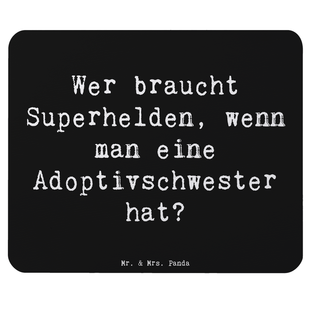 Mauspad Spruch Adoptivschwester Heldin Mousepad, Computer zubehör, Büroausstattung, PC Zubehör, Arbeitszimmer, Mauspad, Einzigartiges Mauspad, Designer Mauspad, Mausunterlage, Mauspad Büro, Familie, Vatertag, Muttertag, Bruder, Schwester, Mama, Papa, Oma, Opa