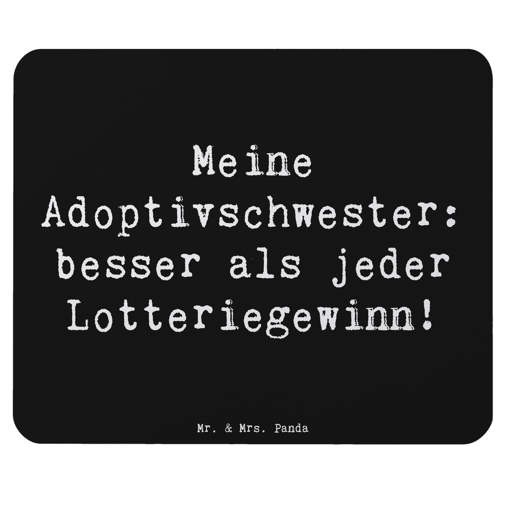 Mauspad Spruch Adoptivschwester Wunder Mousepad, Computer zubehör, Büroausstattung, PC Zubehör, Arbeitszimmer, Mauspad, Einzigartiges Mauspad, Designer Mauspad, Mausunterlage, Mauspad Büro, Familie, Vatertag, Muttertag, Bruder, Schwester, Mama, Papa, Oma, Opa