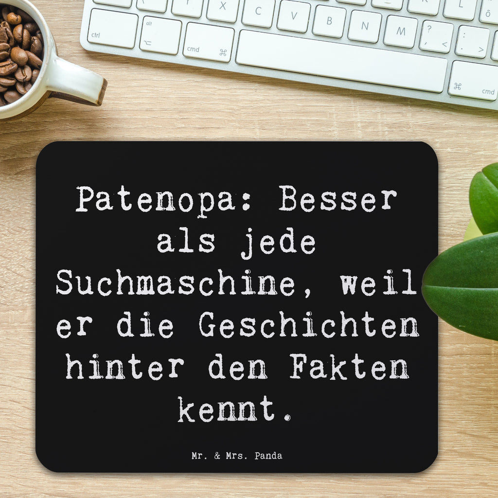 Mauspad Spruch Patenopa Geschichten Mousepad, Computer zubehör, Büroausstattung, PC Zubehör, Arbeitszimmer, Mauspad, Einzigartiges Mauspad, Designer Mauspad, Mausunterlage, Mauspad Büro, Familie, Vatertag, Muttertag, Bruder, Schwester, Mama, Papa, Oma, Opa