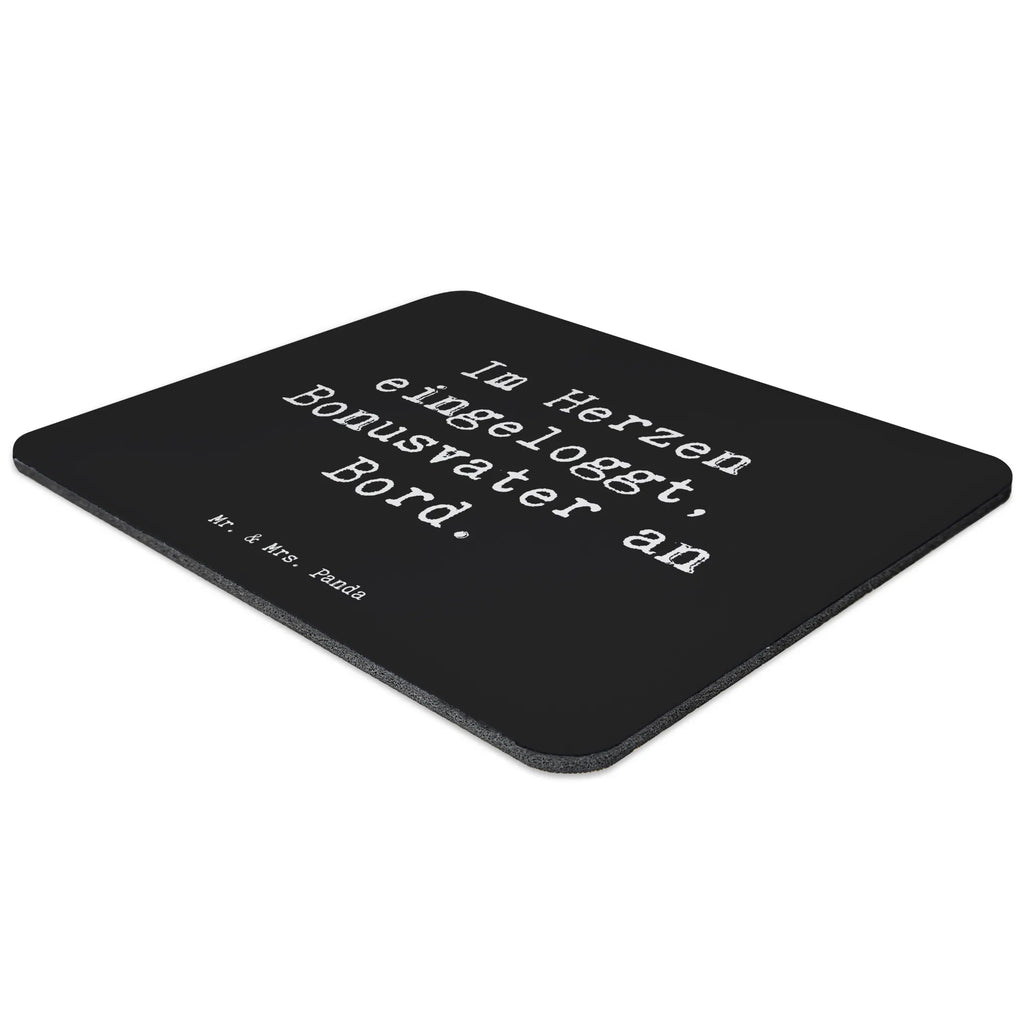 Mauspad Spruch Bonusvater Herz Mousepad, Computer zubehör, Büroausstattung, PC Zubehör, Arbeitszimmer, Mauspad, Einzigartiges Mauspad, Designer Mauspad, Mausunterlage, Mauspad Büro, Familie, Vatertag, Muttertag, Bruder, Schwester, Mama, Papa, Oma, Opa