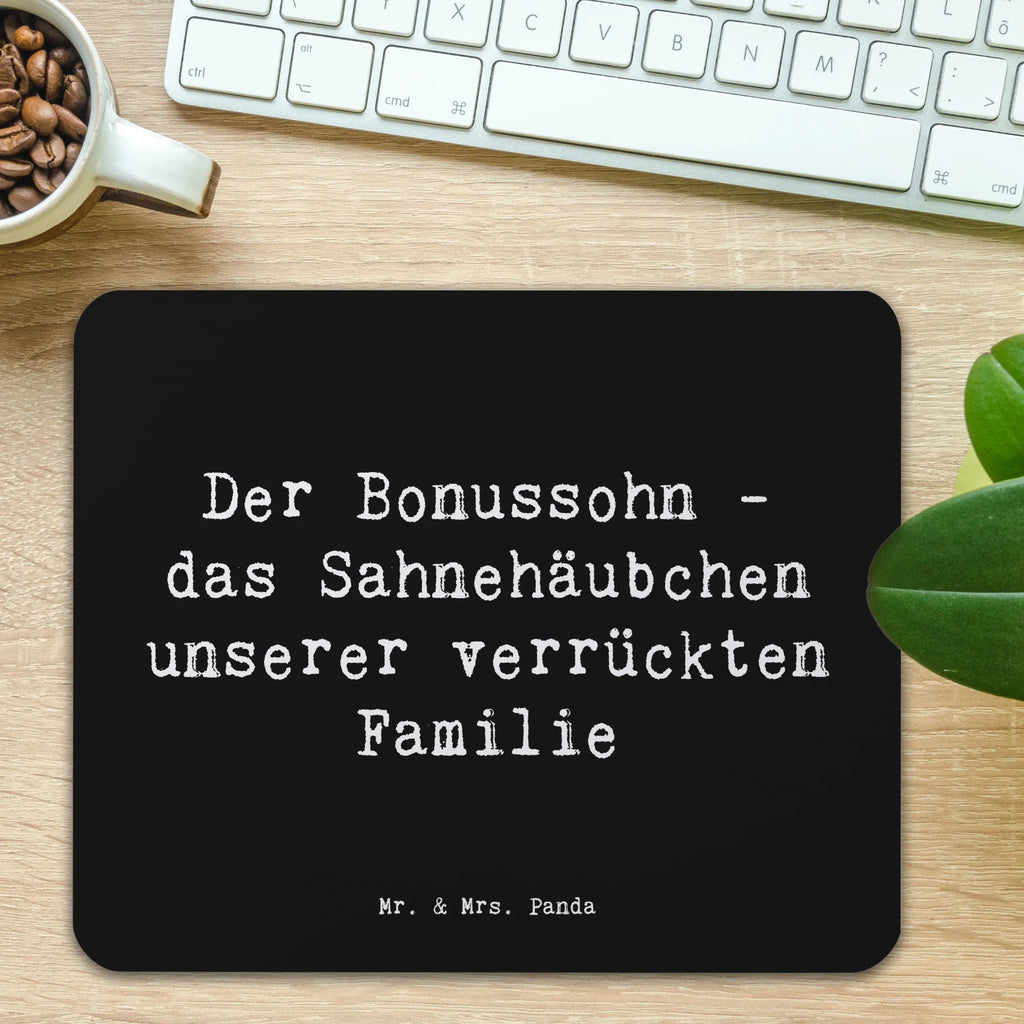 Mauspad Spruch Der Bonussohn Mousepad, Computer zubehör, Büroausstattung, PC Zubehör, Arbeitszimmer, Mauspad, Einzigartiges Mauspad, Designer Mauspad, Mausunterlage, Mauspad Büro, Familie, Vatertag, Muttertag, Bruder, Schwester, Mama, Papa, Oma, Opa