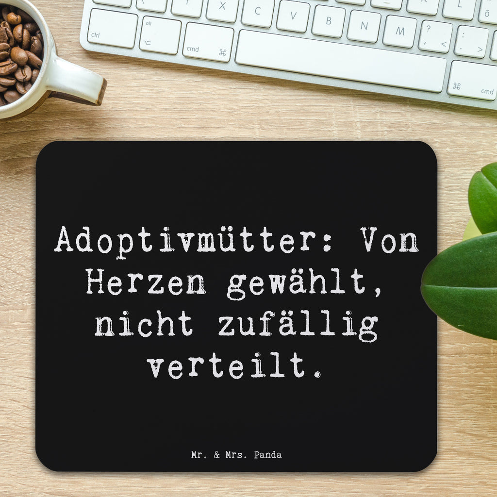 Mauspad Spruch Adoptivmütter: Von Herzen gewählt, nicht zufällig verteilt. Mousepad, Computer zubehör, Büroausstattung, PC Zubehör, Arbeitszimmer, Mauspad, Einzigartiges Mauspad, Designer Mauspad, Mausunterlage, Mauspad Büro, Familie, Vatertag, Muttertag, Bruder, Schwester, Mama, Papa, Oma, Opa