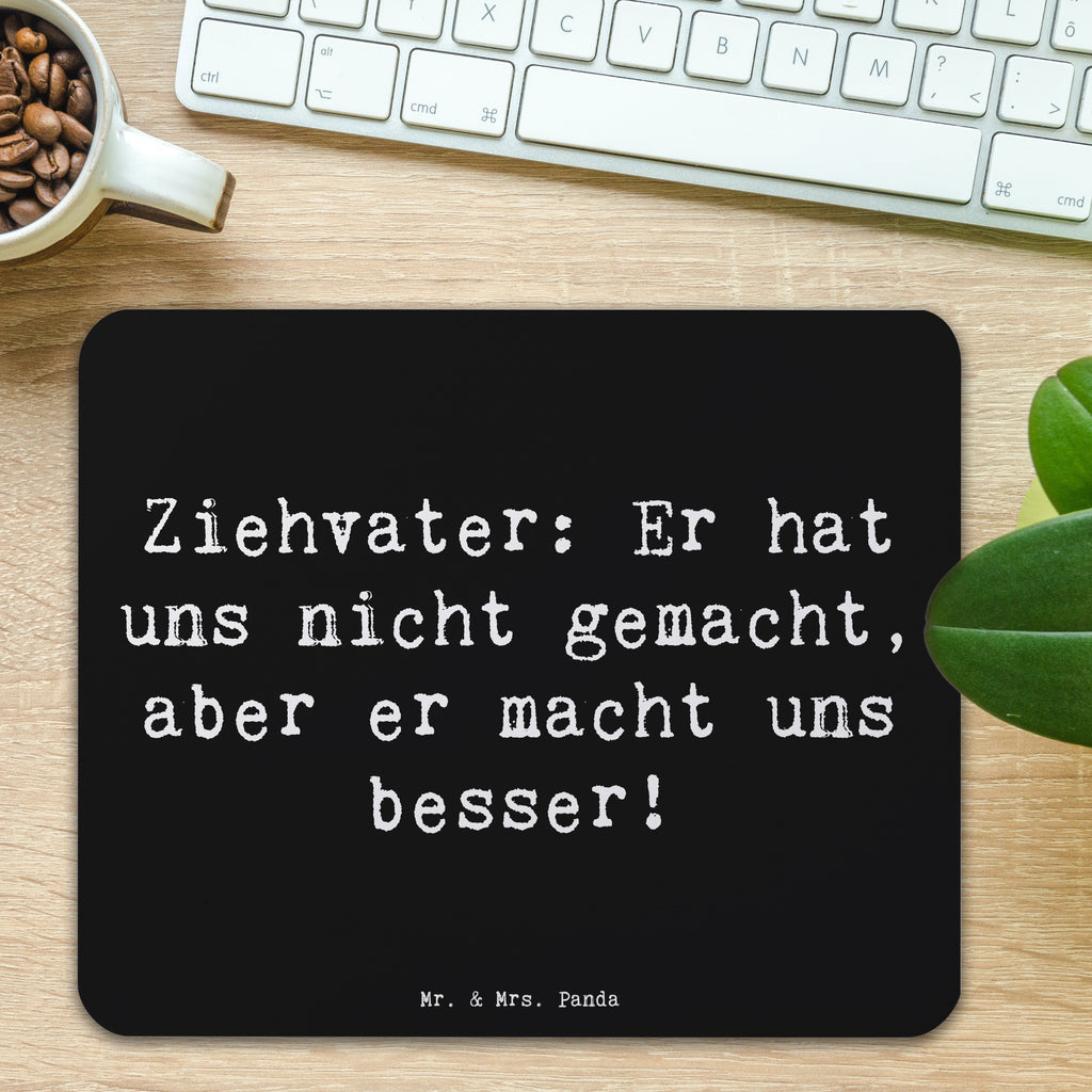 Mauspad Spruch Ziehvater Liebe Mousepad, Computer zubehör, Büroausstattung, PC Zubehör, Arbeitszimmer, Mauspad, Einzigartiges Mauspad, Designer Mauspad, Mausunterlage, Mauspad Büro, Familie, Vatertag, Muttertag, Bruder, Schwester, Mama, Papa, Oma, Opa