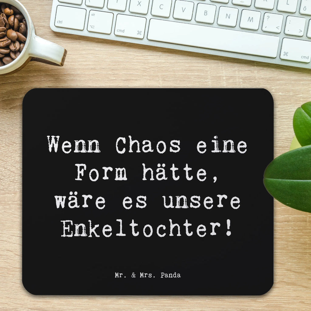 Mauspad Spruch Enkeltochter Chaos Mousepad, Computer zubehör, Büroausstattung, PC Zubehör, Arbeitszimmer, Mauspad, Einzigartiges Mauspad, Designer Mauspad, Mausunterlage, Mauspad Büro, Familie, Vatertag, Muttertag, Bruder, Schwester, Mama, Papa, Oma, Opa