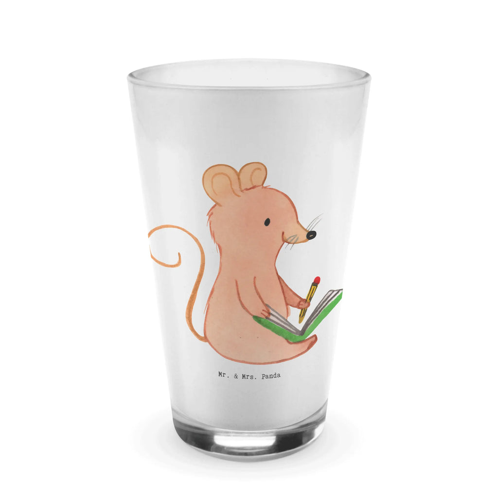 Glas Maus Kreatives Schreiben Cappuccino Glas, Glas, Cappuccino Tasse, Latte Macchiato, Geschenk, Sport, Sportart, Hobby, Schenken, Danke, Dankeschön, Auszeichnung, Gewinn, Sportler, Kreatives Schreiben, creative writing, Literatur schreiben