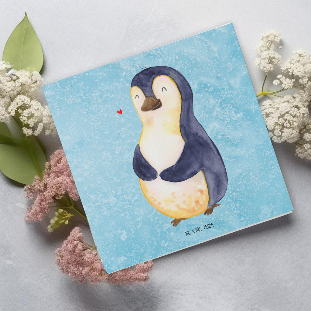 Deluxe Karte Pinguin Diät Karte, Grußkarte, Klappkarte, Einladungskarte, Glückwunschkarte, Hochzeitskarte, Geburtstagskarte, Hochwertige Grußkarte, Hochwertige Klappkarte, Pinguin, Pinguine, Diät, Abnehmen, Abspecken, Gewicht, Motivation, Selbstliebe, Körperliebe, Selbstrespekt