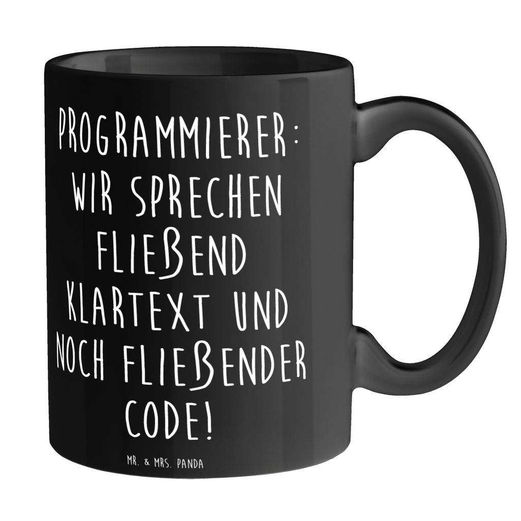 Tasse Programmierer: Wir sprechen fließend Klartext und noch fließender Code! Tasse, Kaffeetasse, Teetasse, Becher, Kaffeebecher, Teebecher, Keramiktasse, Porzellantasse, Büro Tasse, Geschenk Tasse, Tasse Sprüche, Tasse Motive, Kaffeetassen, Tasse bedrucken, Designer Tasse, Cappuccino Tassen, Schöne Teetassen, Beruf, Ausbildung, Jubiläum, Abschied, Rente, Kollege, Kollegin, Geschenk, Schenken, Arbeitskollege, Mitarbeiter, Firma, Danke, Dankeschön