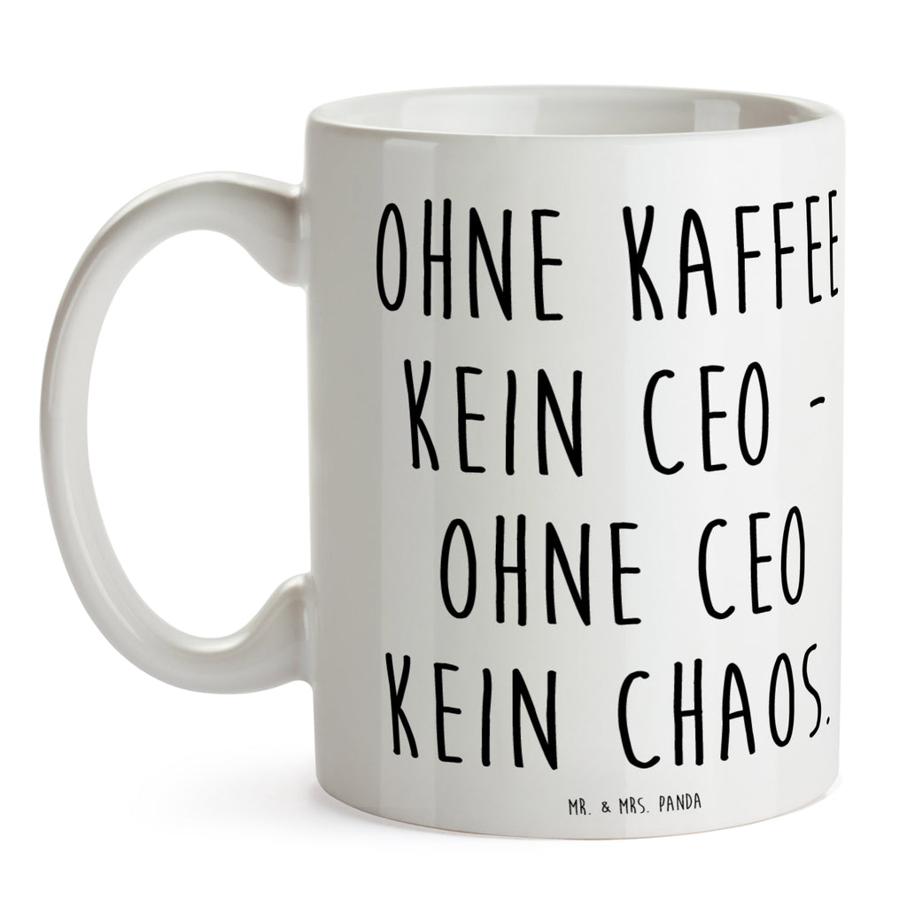 Tasse Spruch CEO ohne Chaos Tasse, Kaffeetasse, Teetasse, Becher, Kaffeebecher, Teebecher, Keramiktasse, Porzellantasse, Büro Tasse, Geschenk Tasse, Tasse Sprüche, Tasse Motive, Kaffeetassen, Tasse bedrucken, Designer Tasse, Cappuccino Tassen, Schöne Teetassen, Beruf, Ausbildung, Jubiläum, Abschied, Rente, Kollege, Kollegin, Geschenk, Schenken, Arbeitskollege, Mitarbeiter, Firma, Danke, Dankeschön