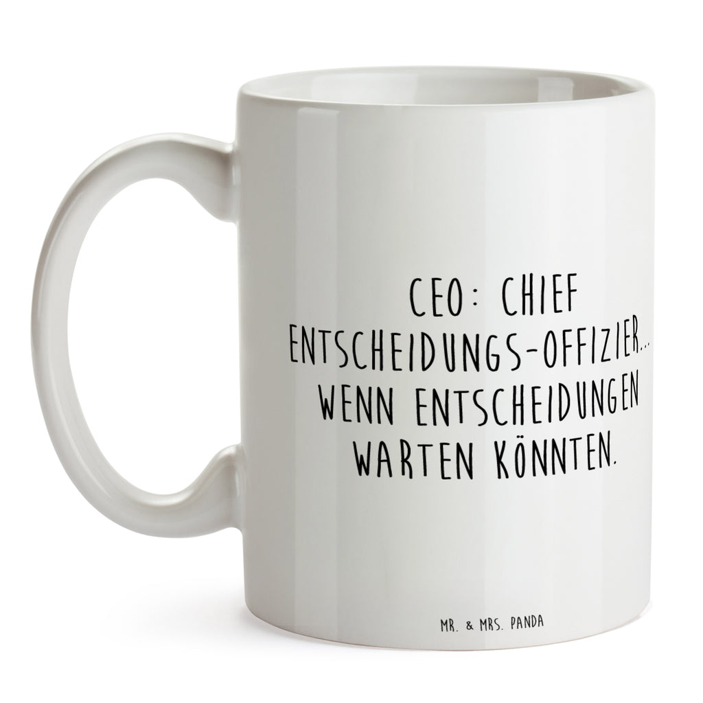 Tasse Spruch CEO Entscheidungen Tasse, Kaffeetasse, Teetasse, Becher, Kaffeebecher, Teebecher, Keramiktasse, Porzellantasse, Büro Tasse, Geschenk Tasse, Tasse Sprüche, Tasse Motive, Kaffeetassen, Tasse bedrucken, Designer Tasse, Cappuccino Tassen, Schöne Teetassen, Beruf, Ausbildung, Jubiläum, Abschied, Rente, Kollege, Kollegin, Geschenk, Schenken, Arbeitskollege, Mitarbeiter, Firma, Danke, Dankeschön