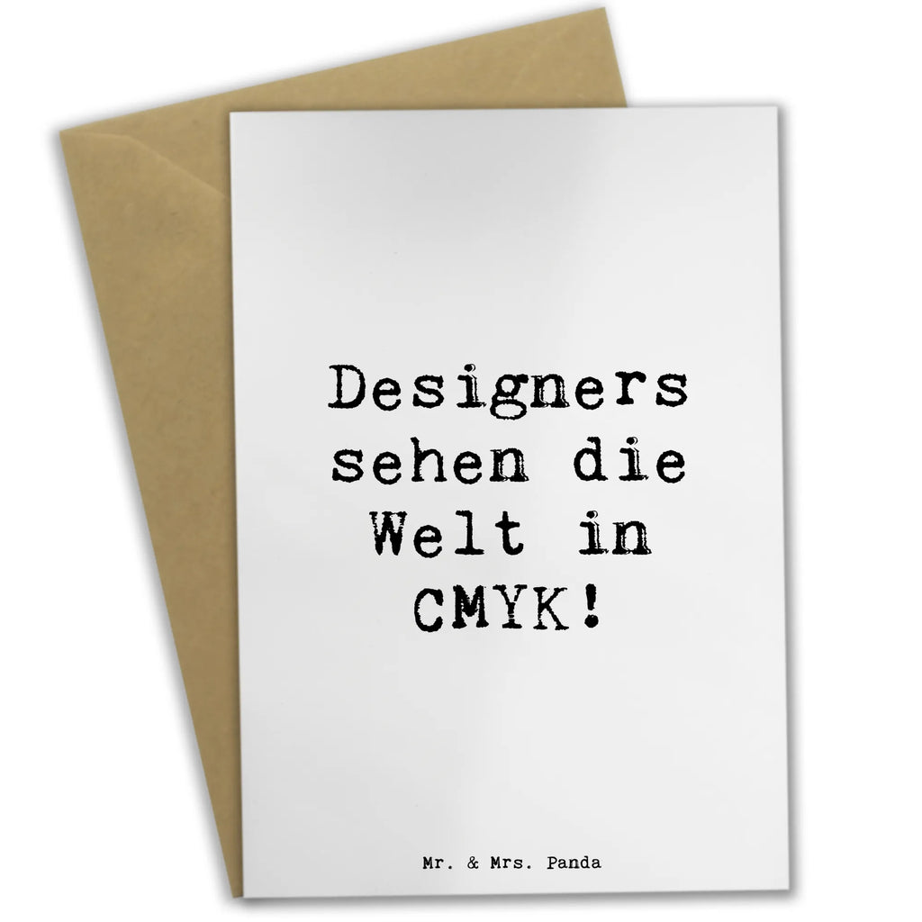 Grußkarte Designers sehen die Welt in CMYK! Grußkarte, Klappkarte, Einladungskarte, Glückwunschkarte, Hochzeitskarte, Geburtstagskarte, Karte, Ansichtskarten, Beruf, Ausbildung, Jubiläum, Abschied, Rente, Kollege, Kollegin, Geschenk, Schenken, Arbeitskollege, Mitarbeiter, Firma, Danke, Dankeschön