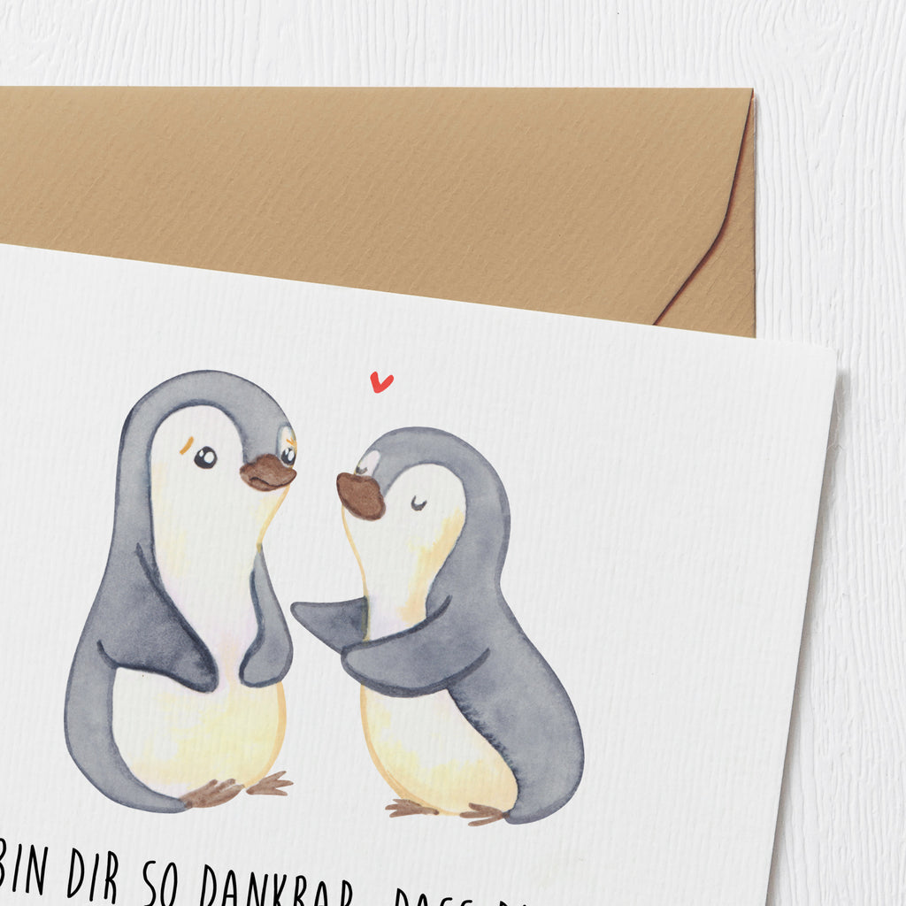 Deluxe Karte Pinguine trösten Karte, Grußkarte, Klappkarte, Einladungskarte, Glückwunschkarte, Hochzeitskarte, Geburtstagskarte, Hochwertige Grußkarte, Hochwertige Klappkarte, Liebe, Partner, Freund, Freundin, Ehemann, Ehefrau, Heiraten, Verlobung, Heiratsantrag, Liebesgeschenk, Jahrestag, Hocheitstag, Valentinstag, Geschenk für Frauen, Hochzeitstag, Mitbringsel, Geschenk für Freundin, Geschenk für Partner, Liebesbeweis, für Männer, für Ehemann