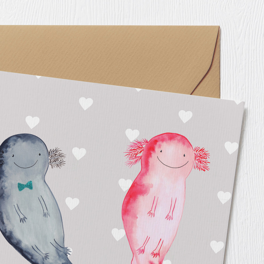 Deluxe Karte Axolotl Liebe Karte, Grußkarte, Klappkarte, Einladungskarte, Glückwunschkarte, Hochzeitskarte, Geburtstagskarte, Hochwertige Grußkarte, Hochwertige Klappkarte, Liebe, Partner, Freund, Freundin, Ehemann, Ehefrau, Heiraten, Verlobung, Heiratsantrag, Liebesgeschenk, Jahrestag, Hocheitstag, Valentinstag, Geschenk für Frauen, Hochzeitstag, Mitbringsel, Geschenk für Freundin, Geschenk für Partner, Liebesbeweis, für Männer, für Ehemann