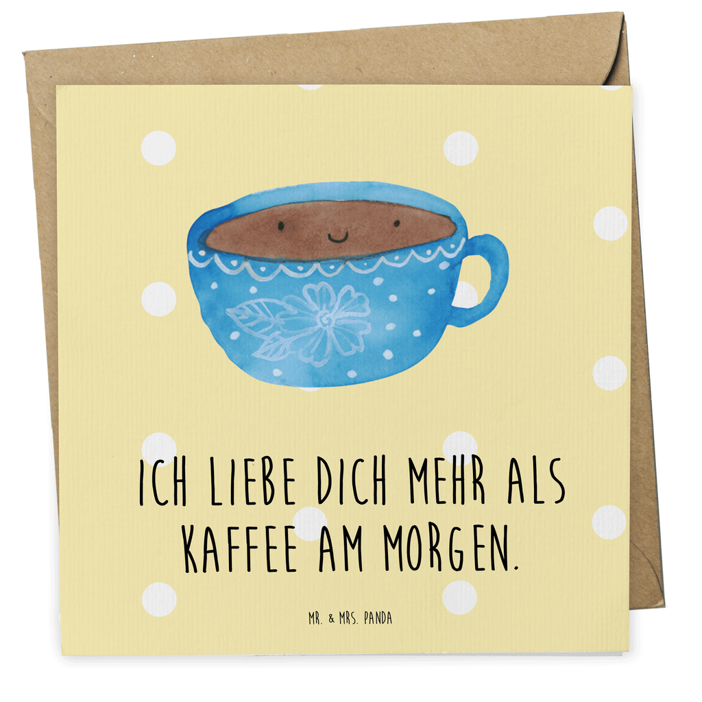 Deluxe Karte Kaffee Tasse Karte, Grußkarte, Klappkarte, Einladungskarte, Glückwunschkarte, Hochzeitskarte, Geburtstagskarte, Hochwertige Grußkarte, Hochwertige Klappkarte, Tiermotive, Gute Laune, lustige Sprüche, Tiere, Kaffee, Tasse, Liebe, Geschmack, Genuss, Glücklich