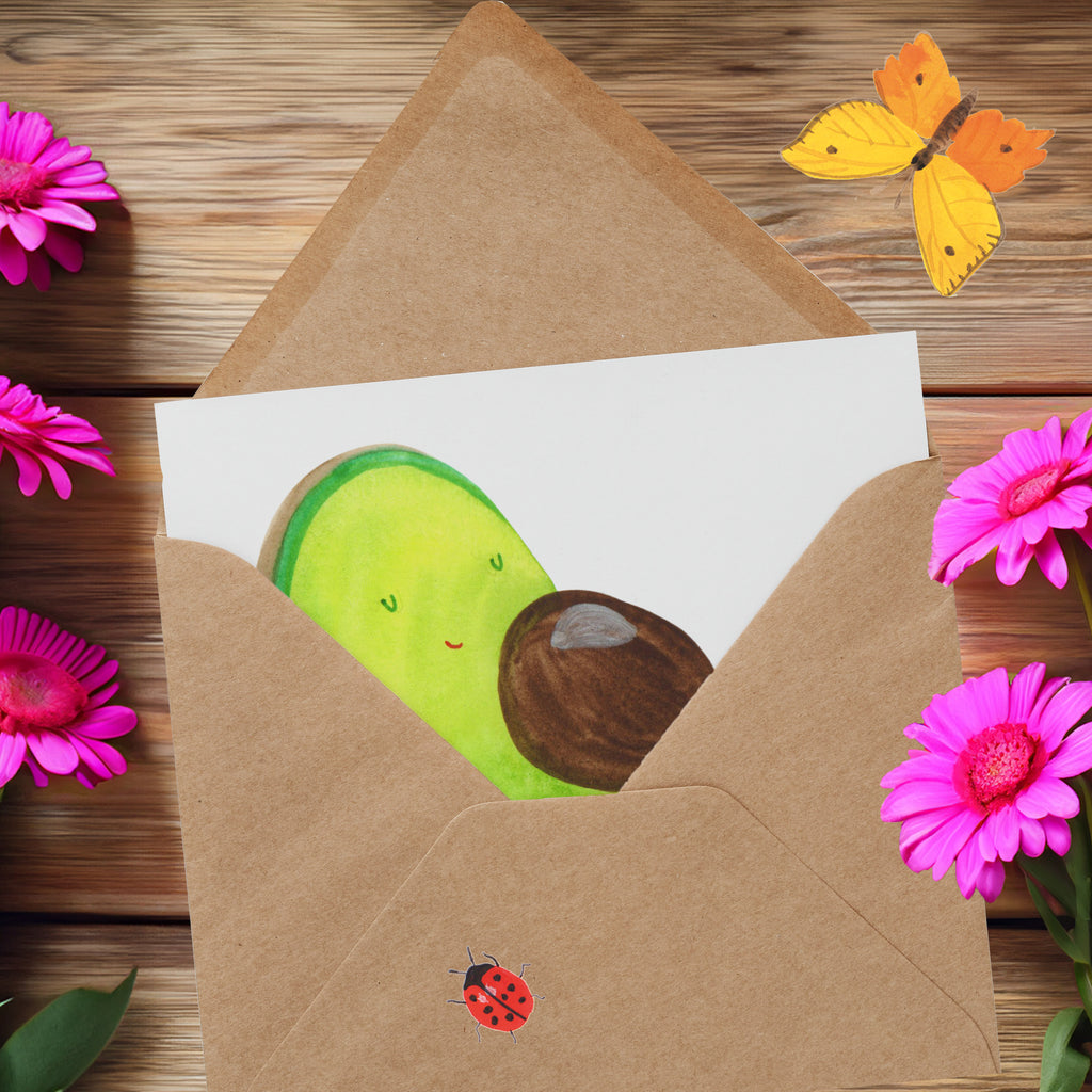 Deluxe Karte Avocado Schwangerschaft Karte, Grußkarte, Klappkarte, Einladungskarte, Glückwunschkarte, Hochzeitskarte, Geburtstagskarte, Hochwertige Grußkarte, Hochwertige Klappkarte, Avocado, Veggie, Vegan, Gesund, schwanger, Schwangerschaft, Babyparty, Babyshower