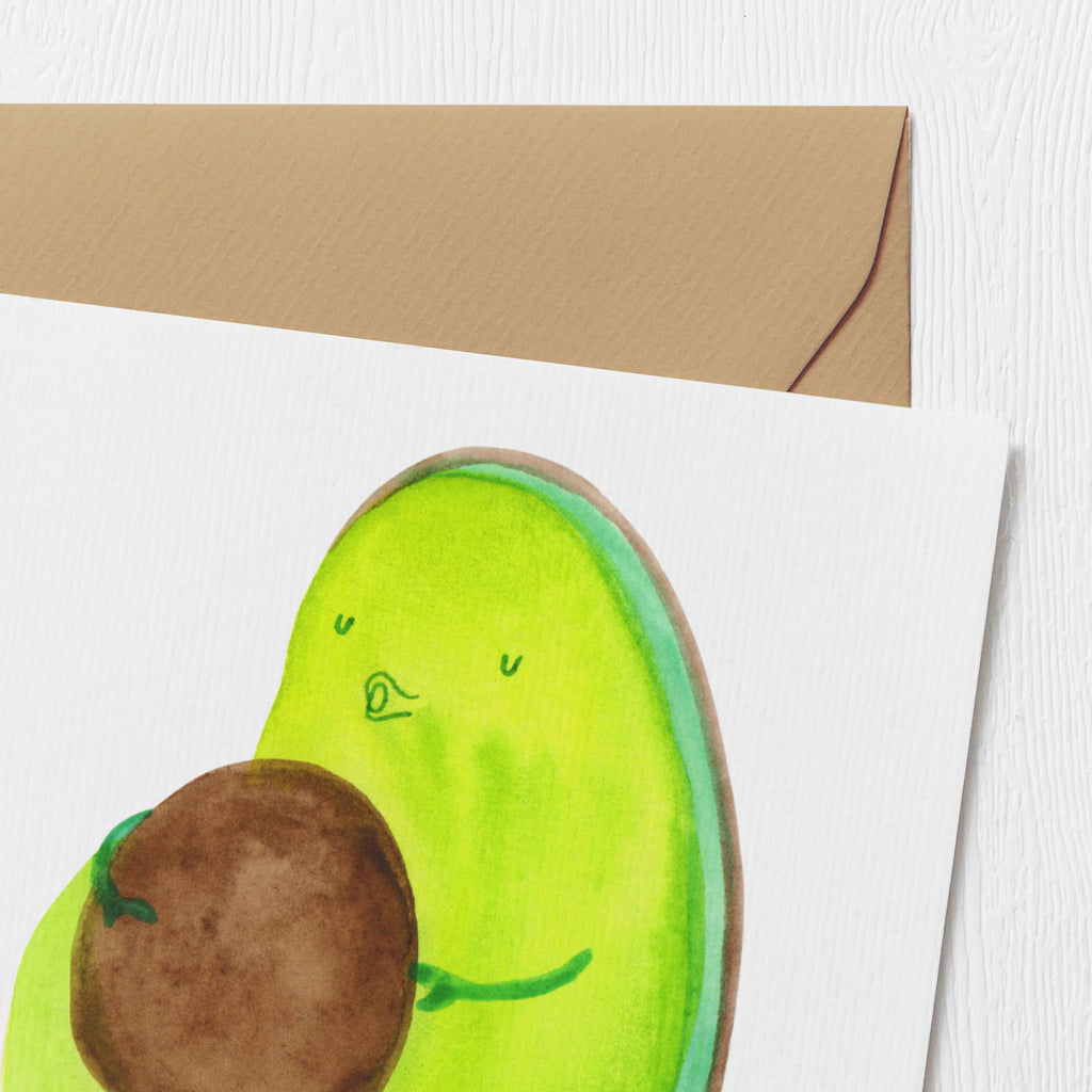 Deluxe Karte Avocado Pfeifen Karte, Grußkarte, Klappkarte, Einladungskarte, Glückwunschkarte, Hochzeitskarte, Geburtstagskarte, Hochwertige Grußkarte, Hochwertige Klappkarte, Avocado, Veggie, Vegan, Gesund, Diät, Abnehmen, Ernährung, dick sein, Pummelfee