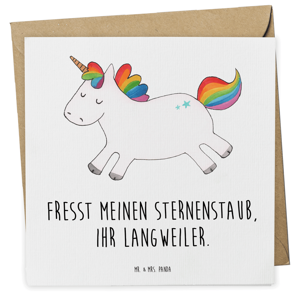 Deluxe Karte Einhorn Happy Karte, Grußkarte, Klappkarte, Einladungskarte, Glückwunschkarte, Hochzeitskarte, Geburtstagskarte, Hochwertige Grußkarte, Hochwertige Klappkarte, Einhorn, Einhörner, Einhorn Deko, Pegasus, Unicorn, glücklich, fröhlich, Spaß, Freude, Lebensfreude, witzig, spannend, Lächeln, Lachen