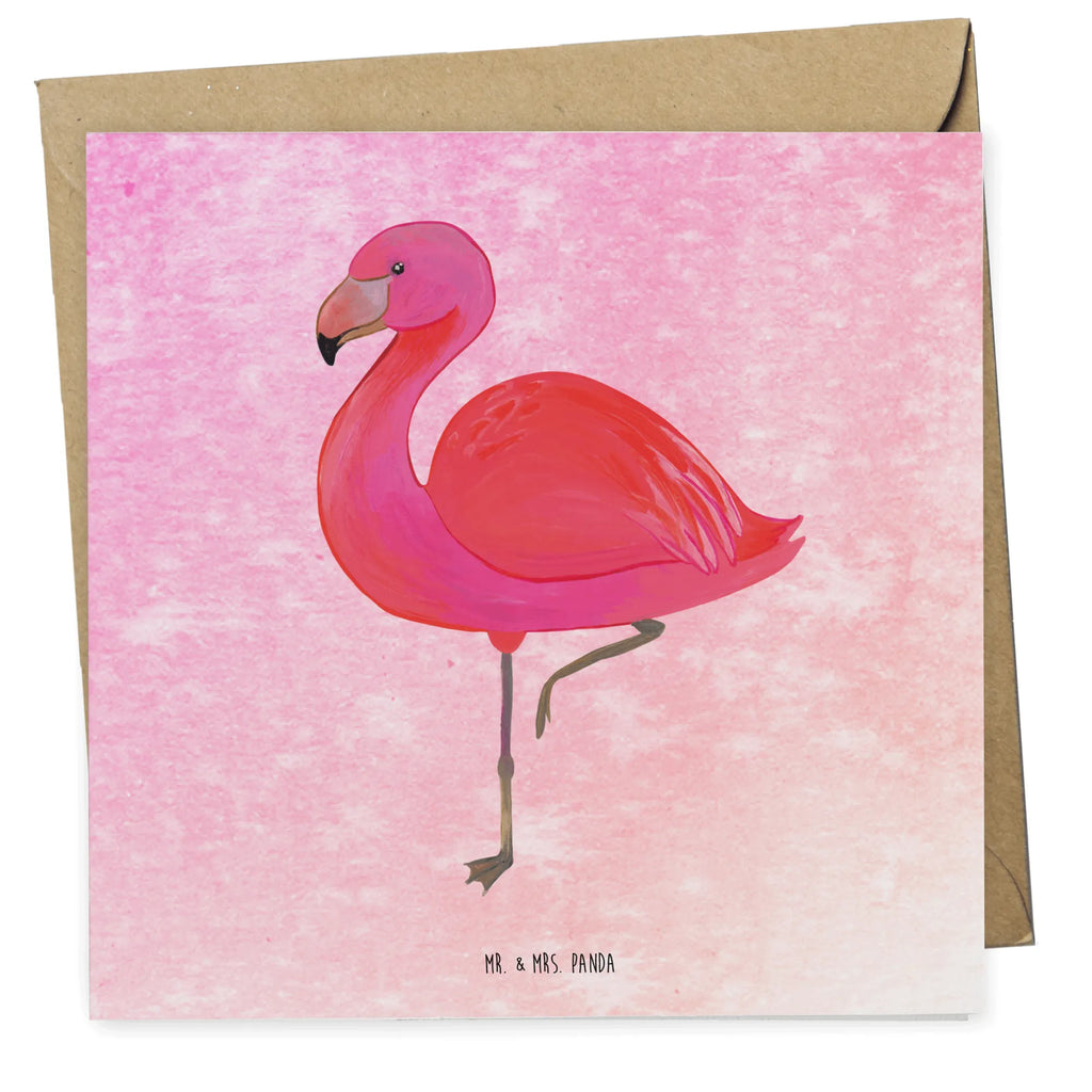 Deluxe Karte Flamingo Classic Karte, Grußkarte, Klappkarte, Einladungskarte, Glückwunschkarte, Hochzeitskarte, Geburtstagskarte, Hochwertige Grußkarte, Hochwertige Klappkarte, Flamingo, Einzigartig, Selbstliebe, Stolz, ich, für mich, Spruch, Freundin, Freundinnen, Außenseiter, Sohn, Tochter, Geschwister