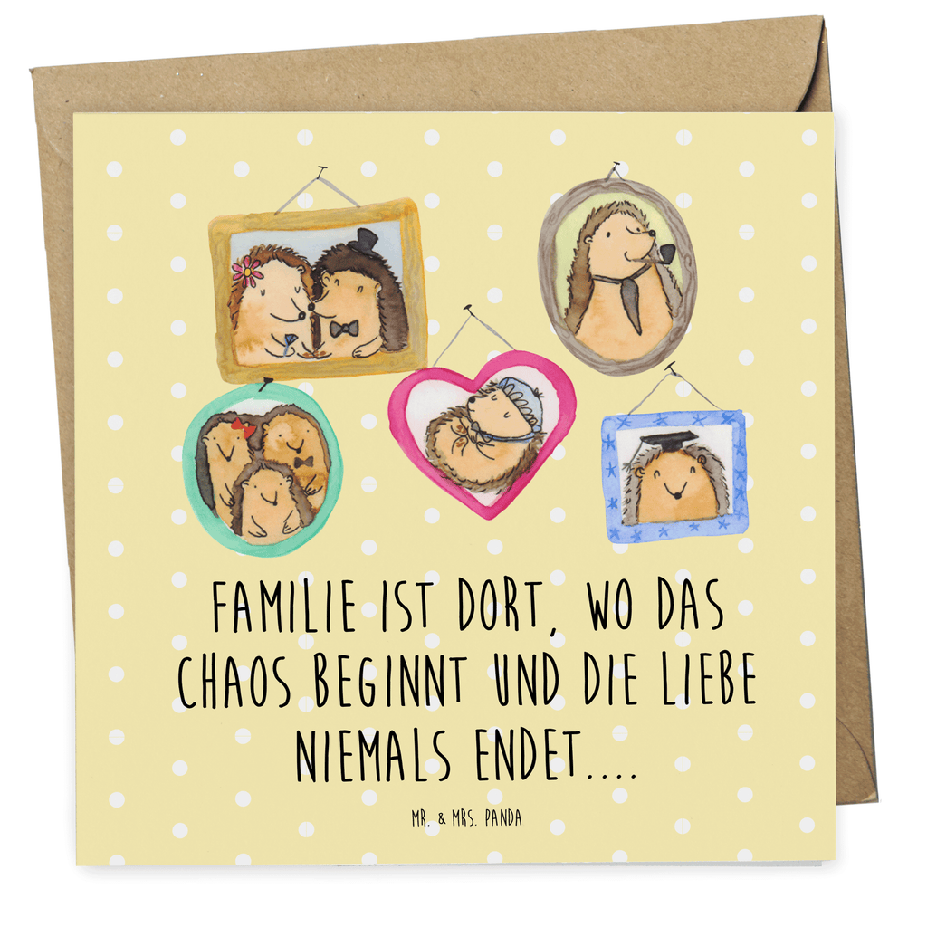 Deluxe Karte Igel Familie Karte, Grußkarte, Klappkarte, Einladungskarte, Glückwunschkarte, Hochzeitskarte, Geburtstagskarte, Hochwertige Grußkarte, Hochwertige Klappkarte, Familie, Vatertag, Muttertag, Bruder, Schwester, Mama, Papa, Oma, Opa, Liebe, Igel, Bilder, Zusammenhalt, Glück