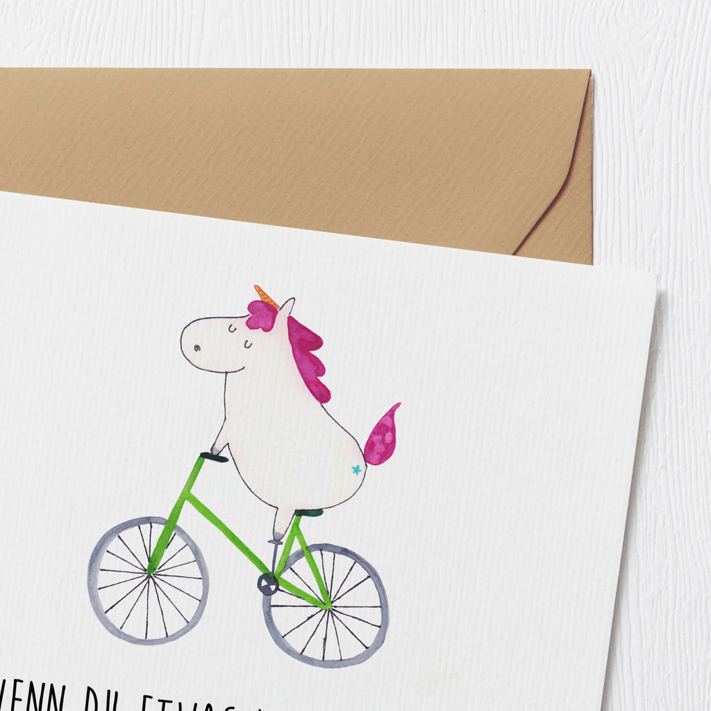 Deluxe Karte Einhorn Radfahrer Karte, Grußkarte, Klappkarte, Einladungskarte, Glückwunschkarte, Hochzeitskarte, Geburtstagskarte, Hochwertige Grußkarte, Hochwertige Klappkarte, Einhorn, Einhörner, Einhorn Deko, Pegasus, Unicorn, Radfahren, Radfahrer, Rad, Bike, Feenstaub, Konfetti, Luxusproblem, Kummer, Liebeskummer