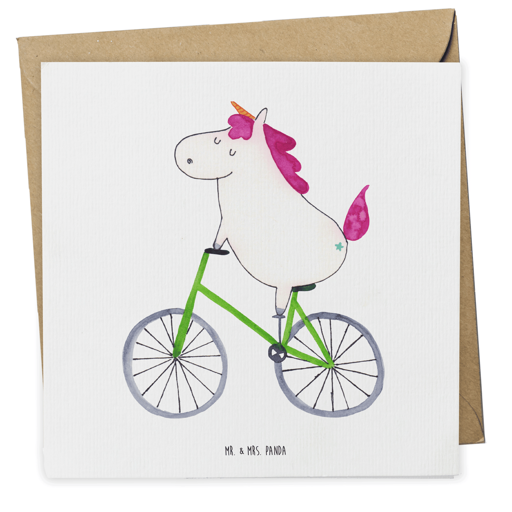 Deluxe Karte Einhorn Radfahrer Karte, Grußkarte, Klappkarte, Einladungskarte, Glückwunschkarte, Hochzeitskarte, Geburtstagskarte, Hochwertige Grußkarte, Hochwertige Klappkarte, Einhorn, Einhörner, Einhorn Deko, Pegasus, Unicorn, Radfahren, Radfahrer, Rad, Bike, Feenstaub, Konfetti, Luxusproblem, Kummer, Liebeskummer