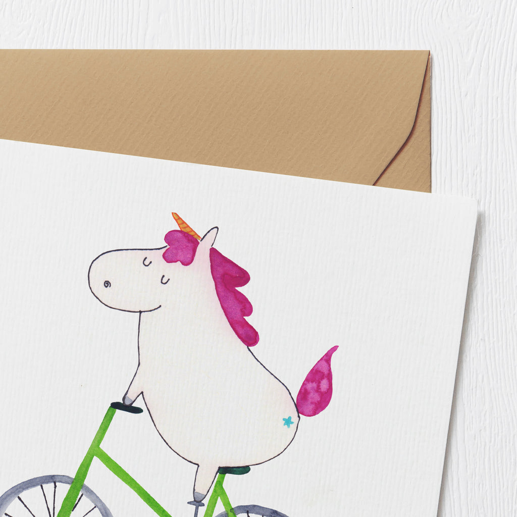 Deluxe Karte Einhorn Radfahrer Karte, Grußkarte, Klappkarte, Einladungskarte, Glückwunschkarte, Hochzeitskarte, Geburtstagskarte, Hochwertige Grußkarte, Hochwertige Klappkarte, Einhorn, Einhörner, Einhorn Deko, Pegasus, Unicorn, Radfahren, Radfahrer, Rad, Bike, Feenstaub, Konfetti, Luxusproblem, Kummer, Liebeskummer