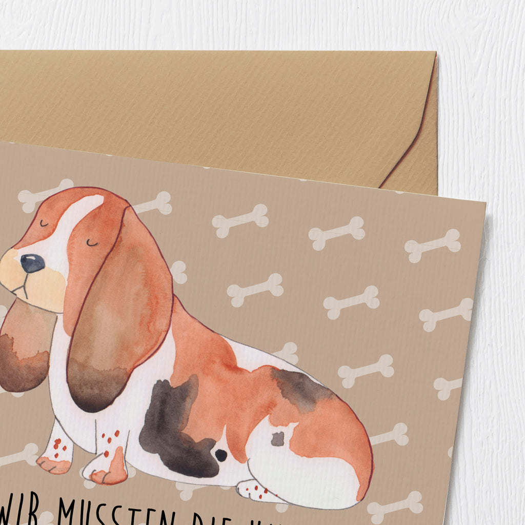 Deluxe Karte Hund Basset Hound Karte, Grußkarte, Klappkarte, Einladungskarte, Glückwunschkarte, Hochzeitskarte, Geburtstagskarte, Hochwertige Grußkarte, Hochwertige Klappkarte, Hund, Hundemotiv, Haustier, Hunderasse, Tierliebhaber, Hundebesitzer, Sprüche, Basset Hound, Basset, Hundeliebe, kinderlos