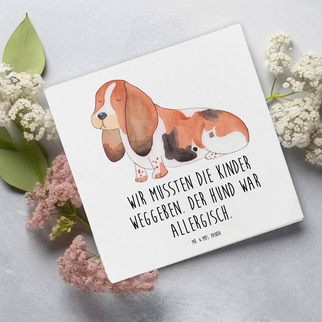 Deluxe Karte Hund Basset Hound Karte, Grußkarte, Klappkarte, Einladungskarte, Glückwunschkarte, Hochzeitskarte, Geburtstagskarte, Hochwertige Grußkarte, Hochwertige Klappkarte, Hund, Hundemotiv, Haustier, Hunderasse, Tierliebhaber, Hundebesitzer, Sprüche, Basset Hound, Basset, Hundeliebe, kinderlos