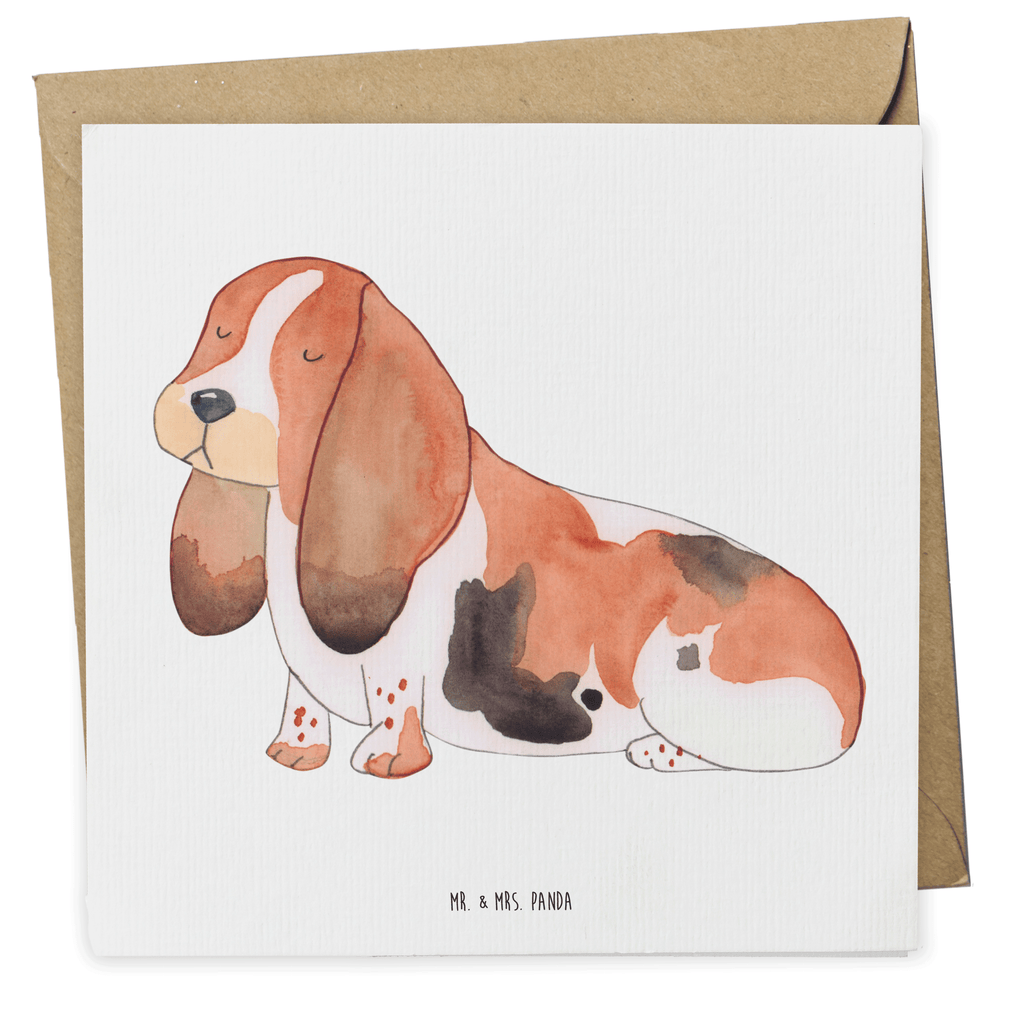 Deluxe Karte Hund Basset Hound Karte, Grußkarte, Klappkarte, Einladungskarte, Glückwunschkarte, Hochzeitskarte, Geburtstagskarte, Hochwertige Grußkarte, Hochwertige Klappkarte, Hund, Hundemotiv, Haustier, Hunderasse, Tierliebhaber, Hundebesitzer, Sprüche, Basset Hound, Basset, Hundeliebe, kinderlos