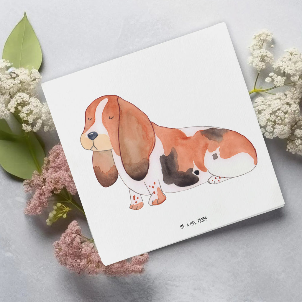 Deluxe Karte Hund Basset Hound Karte, Grußkarte, Klappkarte, Einladungskarte, Glückwunschkarte, Hochzeitskarte, Geburtstagskarte, Hochwertige Grußkarte, Hochwertige Klappkarte, Hund, Hundemotiv, Haustier, Hunderasse, Tierliebhaber, Hundebesitzer, Sprüche, Basset Hound, Basset, Hundeliebe, kinderlos