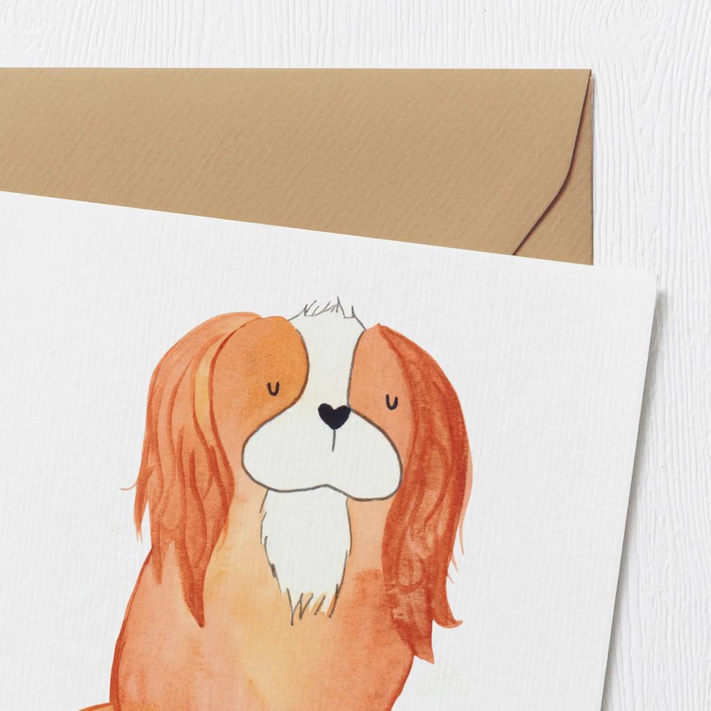 Deluxe Karte Hund Cavalier King Charles Spaniel Karte, Grußkarte, Klappkarte, Einladungskarte, Glückwunschkarte, Hochzeitskarte, Geburtstagskarte, Hochwertige Grußkarte, Hochwertige Klappkarte, Hund, Hundemotiv, Haustier, Hunderasse, Tierliebhaber, Hundebesitzer, Sprüche, Cavalier King Charles Spaniel, Cockerspaniel, Spaniel, Spruch, schönster Hund