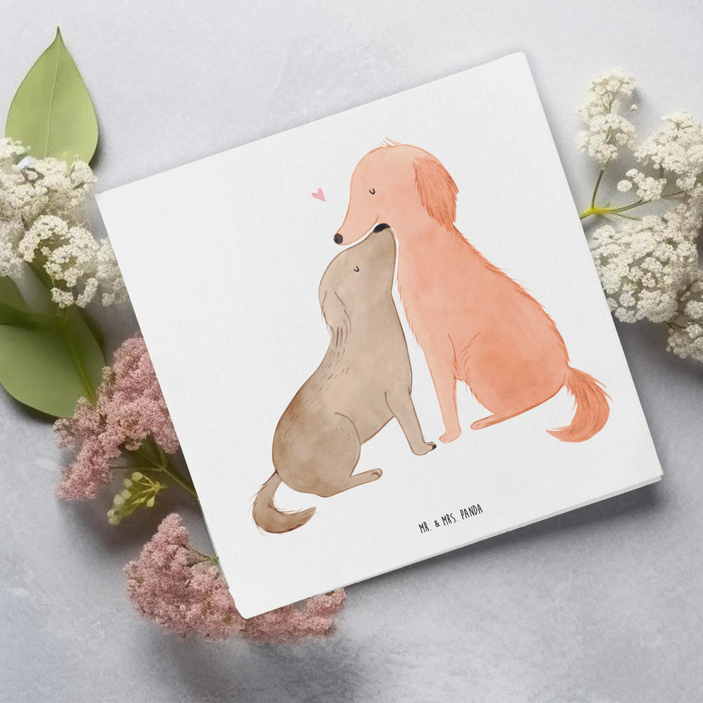 Deluxe Karte Hunde Liebe Karte, Grußkarte, Klappkarte, Einladungskarte, Glückwunschkarte, Hochzeitskarte, Geburtstagskarte, Hochwertige Grußkarte, Hochwertige Klappkarte, Hund, Hundemotiv, Haustier, Hunderasse, Tierliebhaber, Hundebesitzer, Sprüche, Liebe, Hund. Hunde, Kuss, Vertrauen, Kuscheln, Herz