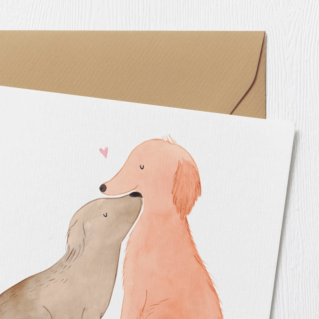 Deluxe Karte Hunde Liebe Karte, Grußkarte, Klappkarte, Einladungskarte, Glückwunschkarte, Hochzeitskarte, Geburtstagskarte, Hochwertige Grußkarte, Hochwertige Klappkarte, Hund, Hundemotiv, Haustier, Hunderasse, Tierliebhaber, Hundebesitzer, Sprüche, Liebe, Hund. Hunde, Kuss, Vertrauen, Kuscheln, Herz