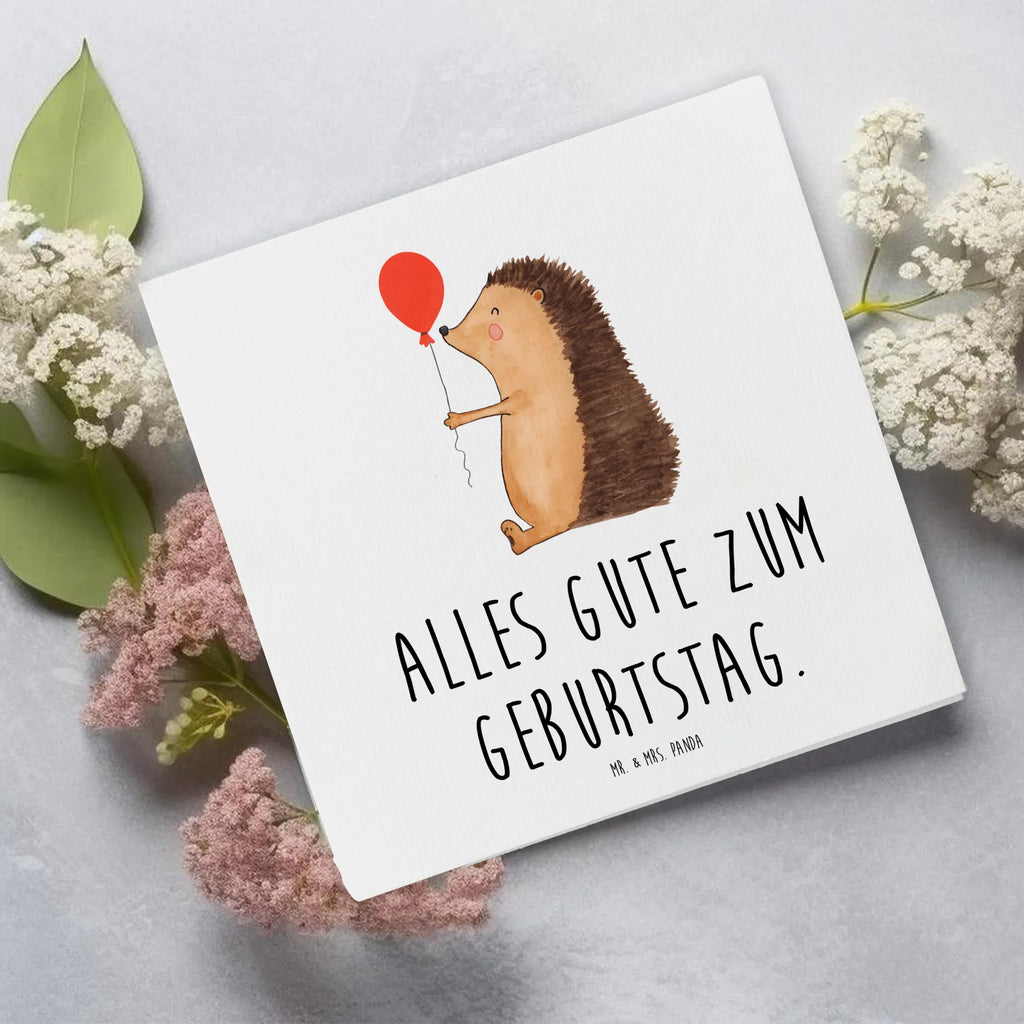 Deluxe Karte Igel Luftballon Karte, Grußkarte, Klappkarte, Einladungskarte, Glückwunschkarte, Hochzeitskarte, Geburtstagskarte, Hochwertige Grußkarte, Hochwertige Klappkarte, Tiermotive, Gute Laune, lustige Sprüche, Tiere, Igel, Geburtstag, Herzlichen Glückwunsch, Glückwunsch, Geburtstagskind, Ballon, Happy Birthday