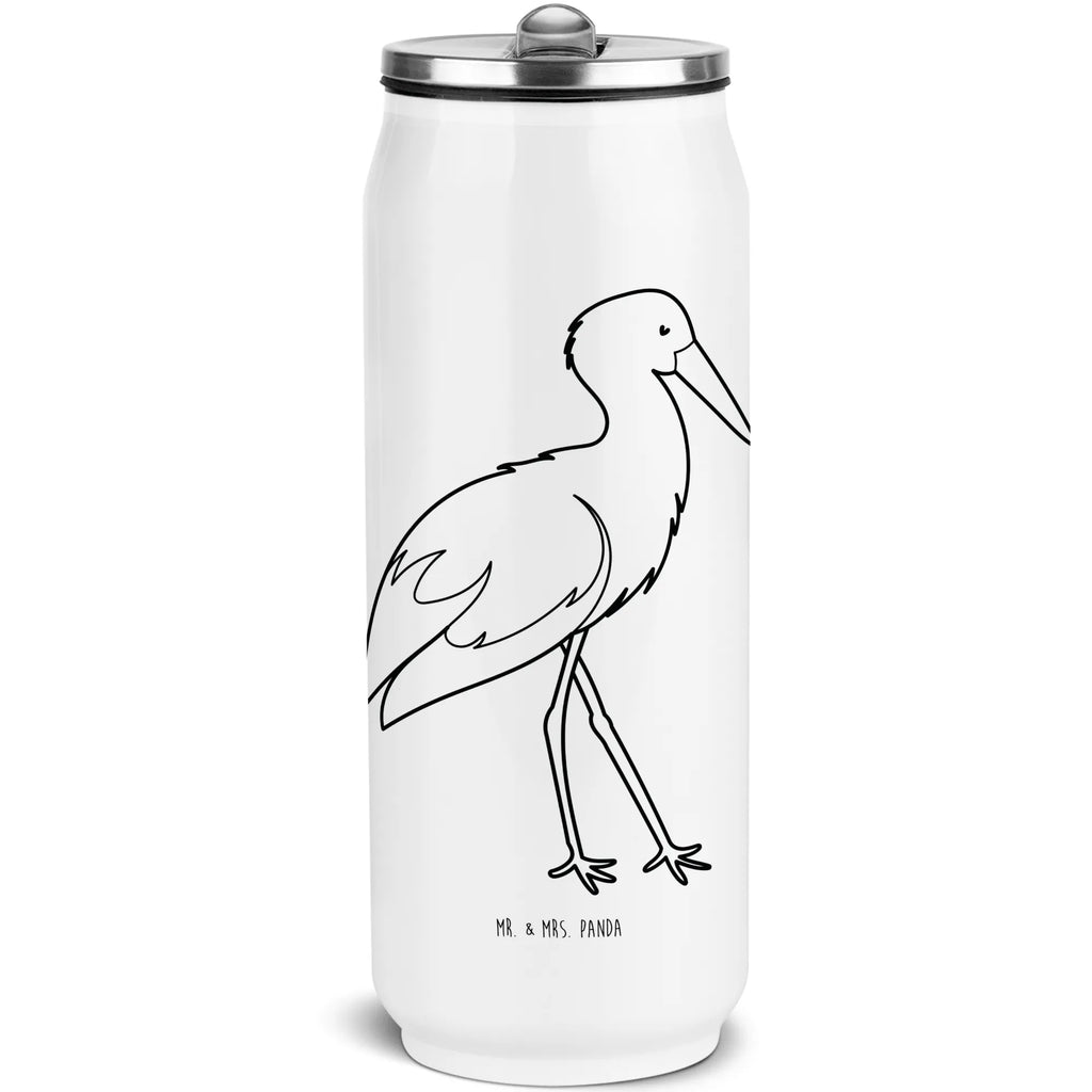 Getränkedosen Trinkflasche Storch Getränkedose, Trinkflasche, Tiermotive, Gute Laune, lustige Sprüche, Tiere, Storch, Störche, Schwangerschaft, Geburt, Mutter, Mütter, Mutter werden, Schwanger, Babybauch, Baby