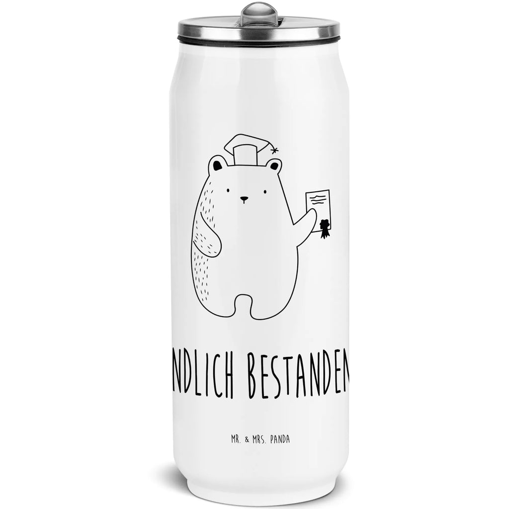 Getränkedosen Trinkflasche Bär Prüfung Getränkedose, Trinkflasche, Bär, Teddy, Teddybär, Abitur, Prüfungen, Prüfung bestanden, Abschluss, Zeugnis, Abschlusszeugnis