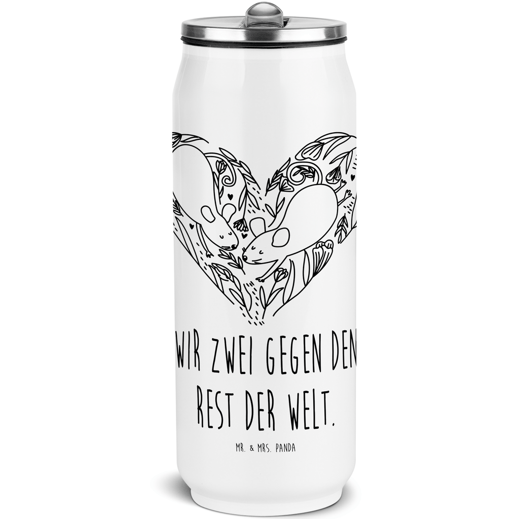 Getränkedosen Trinkflasche Mäuse Herz Getränkedose, Trinkflasche, Liebe, Partner, Freund, Freundin, Ehemann, Ehefrau, Heiraten, Verlobung, Heiratsantrag, Liebesgeschenk, Jahrestag, Hocheitstag, Maus, Mäuse, Liebesbotschaft, Liebesbeweis, Hochzeit, Lieblingsmensch, Gemeinsamkeit, Love, Geschenk für zwei