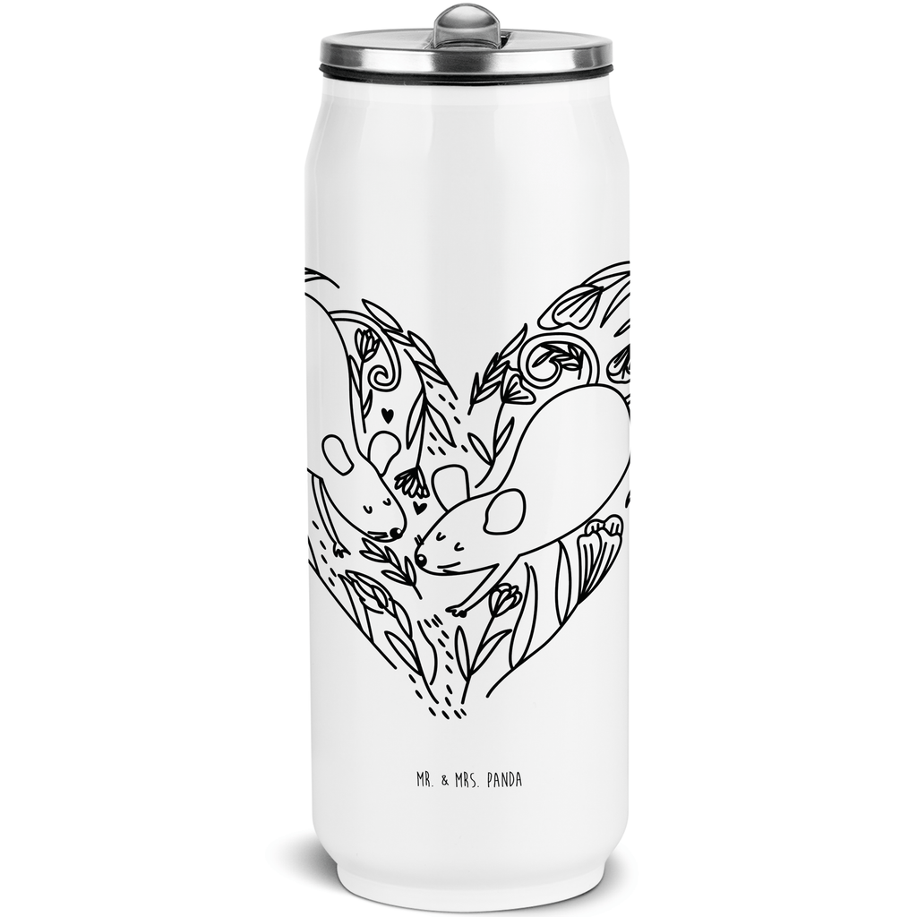 Getränkedosen Trinkflasche Mäuse Herz Getränkedose, Trinkflasche, Liebe, Partner, Freund, Freundin, Ehemann, Ehefrau, Heiraten, Verlobung, Heiratsantrag, Liebesgeschenk, Jahrestag, Hocheitstag, Maus, Mäuse, Liebesbotschaft, Liebesbeweis, Hochzeit, Lieblingsmensch, Gemeinsamkeit, Love, Geschenk für zwei