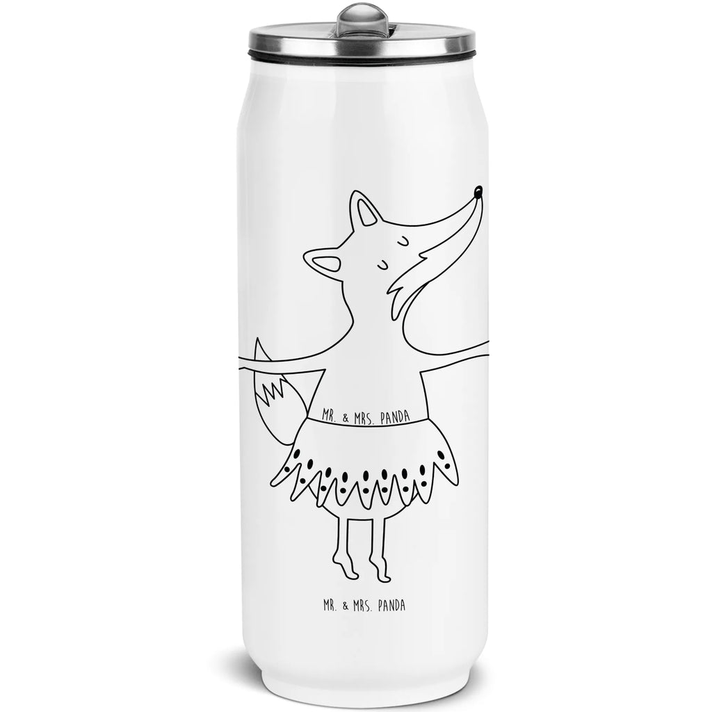 Getränkedosen Trinkflasche Fuchs Ballerina Getränkedose, Trinkflasche, Fuchs, Fuchs Spruch, Füchse, Füchsin, Ballerina, Ballett, Tänzerin, Tanzen, Party, Einladung, Geburtstag