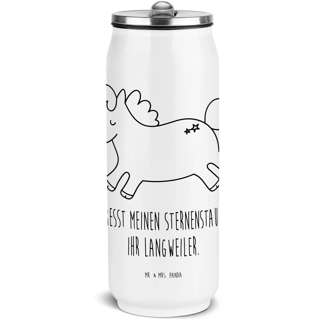 Getränkedosen Trinkflasche Einhorn Happy Getränkedose, Trinkflasche, Einhorn, Einhörner, Einhorn Deko, Unicorn, glücklich, fröhlich, Spaß, Freude, Lebensfreude, witzig, spannend, Lächeln, Lachen