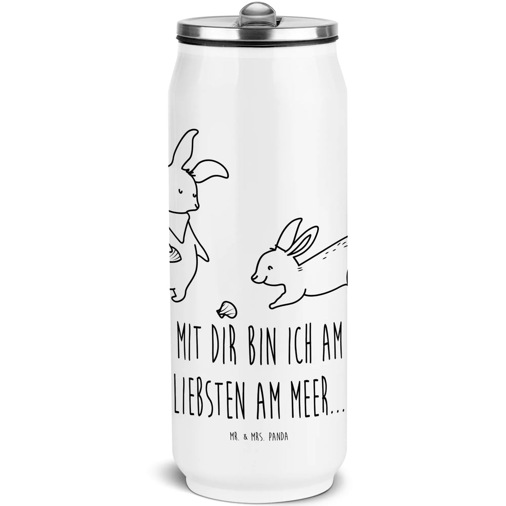 Getränkedosen Trinkflasche Hasen Muschel Getränkedose, Trinkflasche, Familie, Vatertag, Muttertag, Bruder, Schwester, Mama, Papa, Oma, Opa, Hasen, beste Freundin, Freundin, Freundinnen, best friends, BFF, Muscheln sammeln, Muscheln, Meer