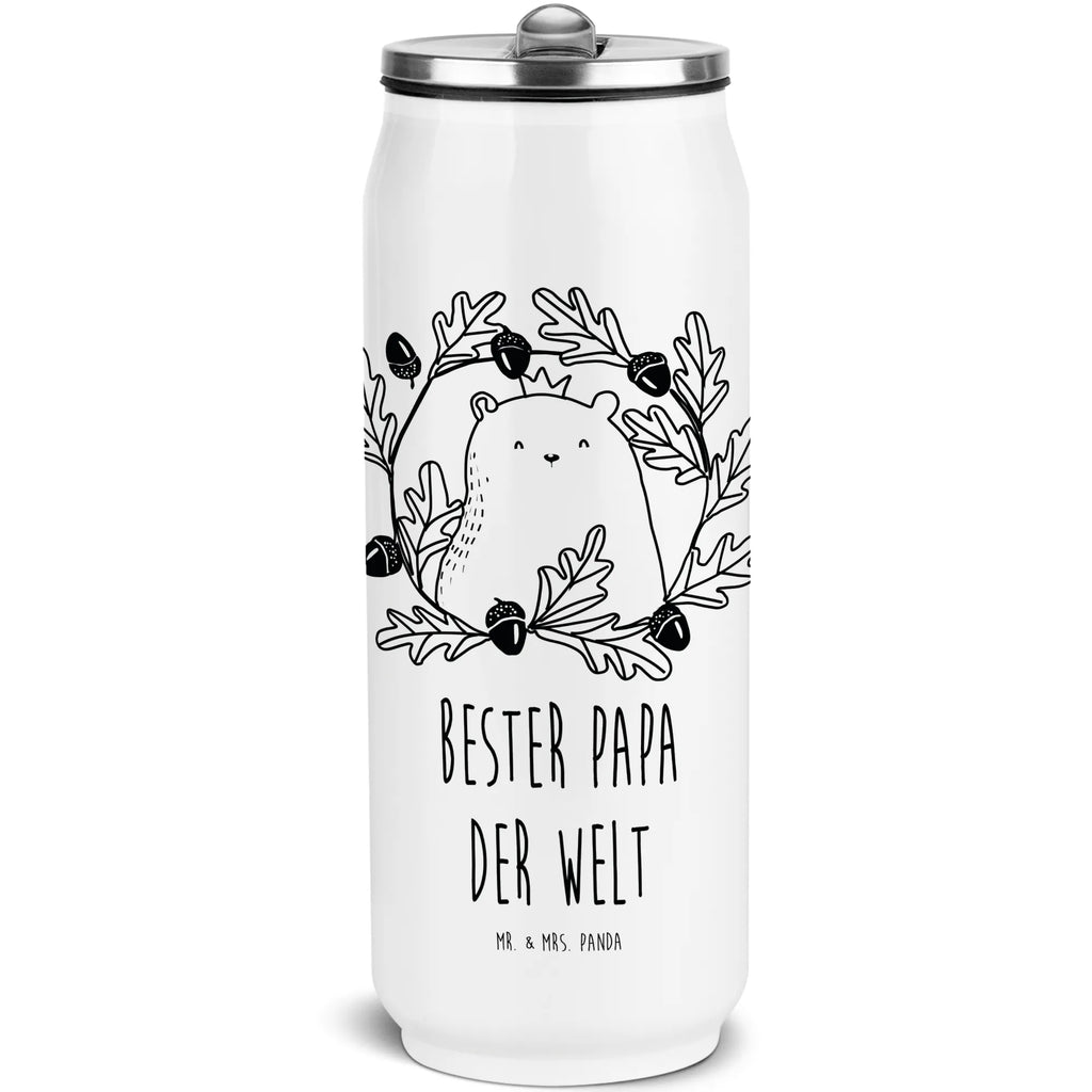 Getränkedosen Trinkflasche Bär König Getränkedose, Trinkflasche, Bär, Teddy, Teddybär, Papa, Papa Bär, bester Vater, bester Papa, weltbester Papa, Vatertag, Vater, Dad, Daddy, Papi