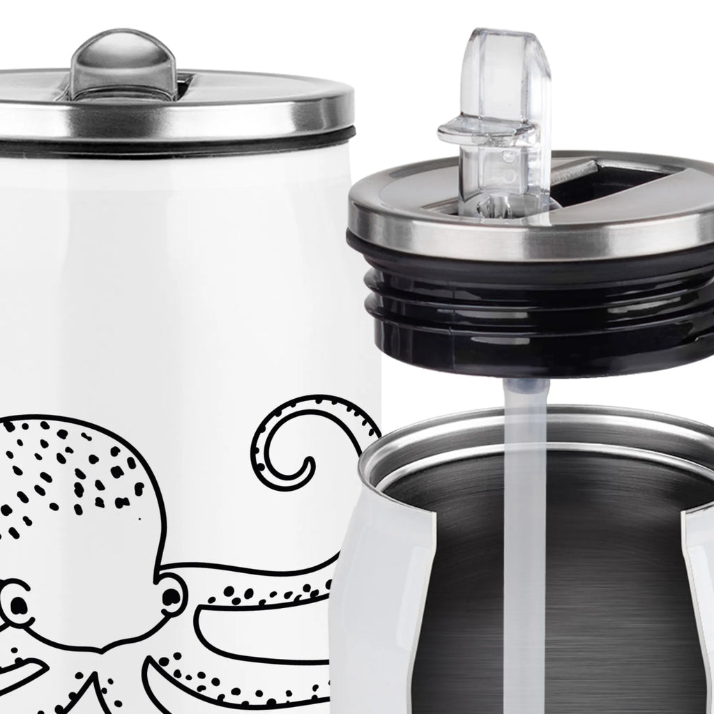 Drink Cans Water Bottle Squid Getränkedose, Trinkflasche, Tiermotive, Gute Laune, lustige Sprüche, Tiere, Meer, Meerestier, Krake, Tintenfisch, Arme, Wasser, Ozean