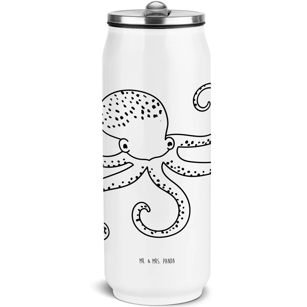 Drink Cans Water Bottle Squid Getränkedose, Trinkflasche, Tiermotive, Gute Laune, lustige Sprüche, Tiere, Meer, Meerestier, Krake, Tintenfisch, Arme, Wasser, Ozean