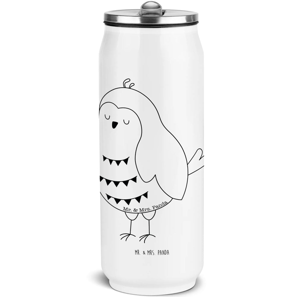 Getränkedosen Trinkflasche Eule Zufrieden Getränkedose, Trinkflasche, Eule, Eule Spruch, Eule deko, Owl, Liebe Spruch, Romantisch, Wortspiel lustig, Spruch schön, Geschenk Hochzeitstag