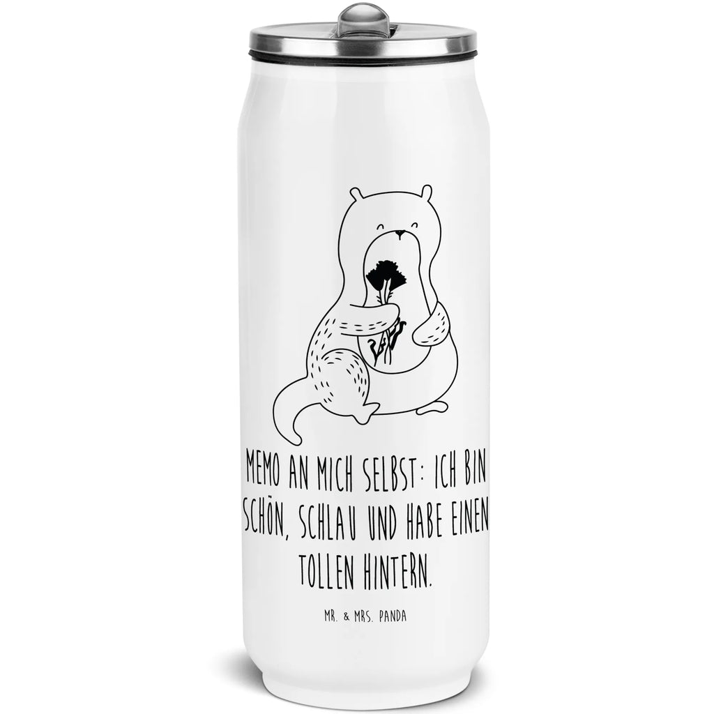 Getränkedosen Trinkflasche Otter Blumenstrauß Getränkedose, Trinkflasche, Otter, Fischotter, Seeotter, Otter Seeotter See Otter