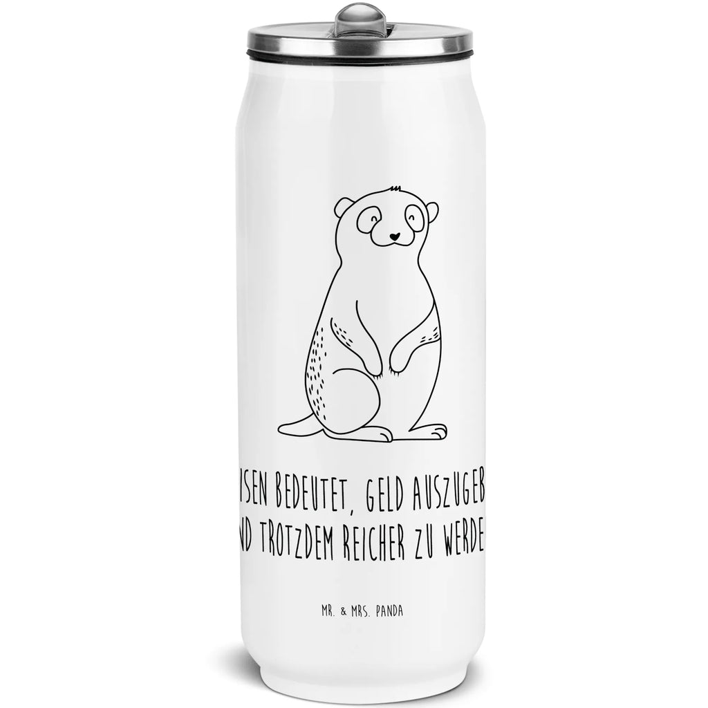 Getränkedosen Trinkflasche Erdmännchen Getränkedose, Trinkflasche, Afrika, Wildtiere, Erdmännchen, Reisen, Spruch, Weltreise, Afrikareise, Roadtrip, Traveling