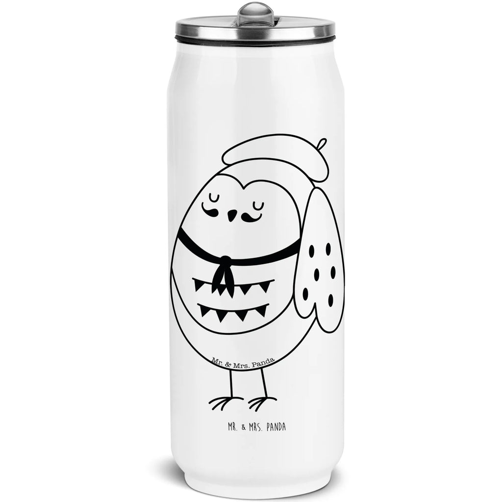 Getränkedosen Trinkflasche Eule Frankreich Getränkedose, Trinkflasche, Eule, Eulen, Eule Deko, Owl, hibou, La vie est belle, das Leben ist schön, Spruch schön, Spruch Französisch, Frankreich