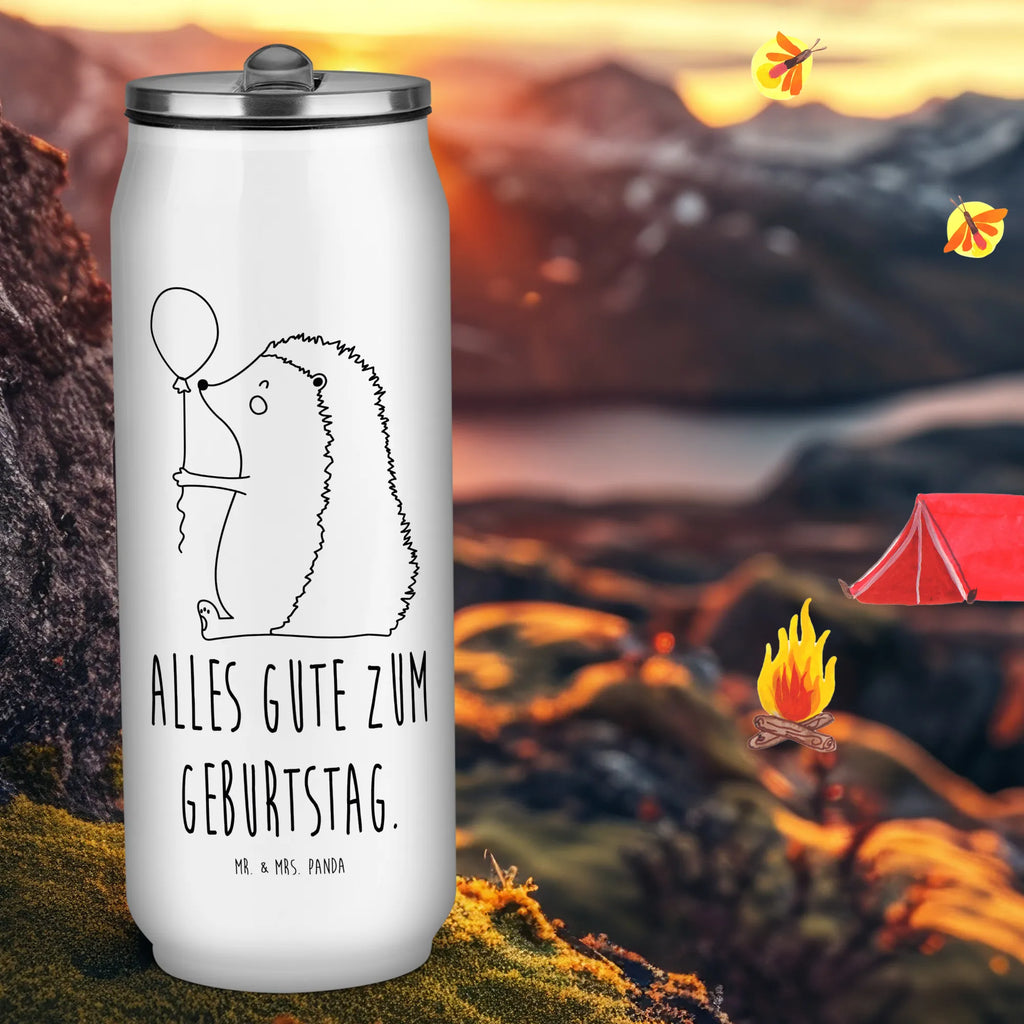 Getränkedosen Trinkflasche Igel Luftballon Getränkedose, Trinkflasche, Tiermotive, Gute Laune, lustige Sprüche, Tiere, Igel, Geburtstag, Herzlichen Glückwunsch, Glückwunsch, Geburtstagskind, Ballon, Happy Birthday