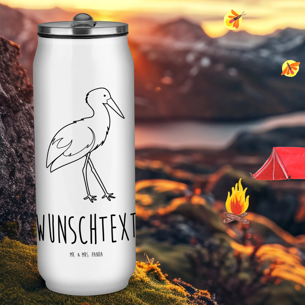 Personalisierte Getränkedosen Trinkflasche Storch Personalisierte Getränkedose, Personalisierte Trinkflasche, Trinkflasche mit Namen, Tiermotive, Gute Laune, lustige Sprüche, Tiere, Storch, Störche, Schwangerschaft, Geburt, Mutter, Mütter, Mutter werden, Schwanger, Babybauch, Baby