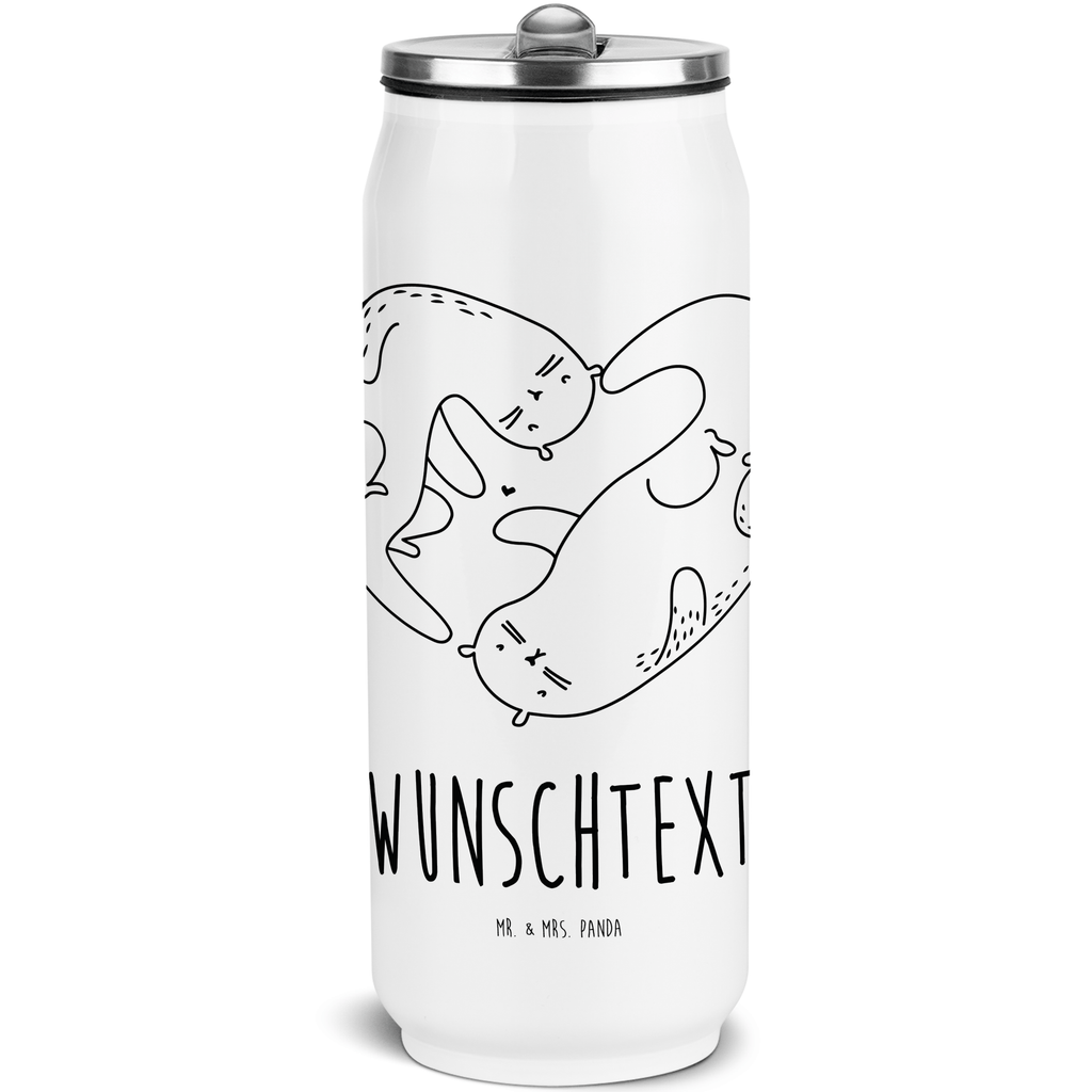 Personalisierte Getränkedosen Trinkflasche Otter Herz Personalisierte Getränkedose, Personalisierte Trinkflasche, Trinkflasche mit Namen, Otter, Fischotter, Seeotter, Liebe, Herz, Liebesbeweis, Liebesgeschenk, Bessere Hälfte, Love you, Jahrestag, Hochzeitstag, Verlobung, gemeinsames Leben